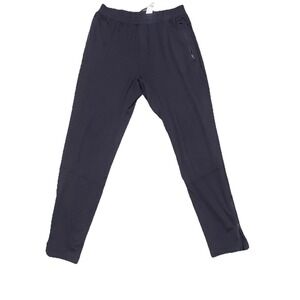 Alo Yoga Mens Black Conquer React Performance Pant Zipper Hem $128 S